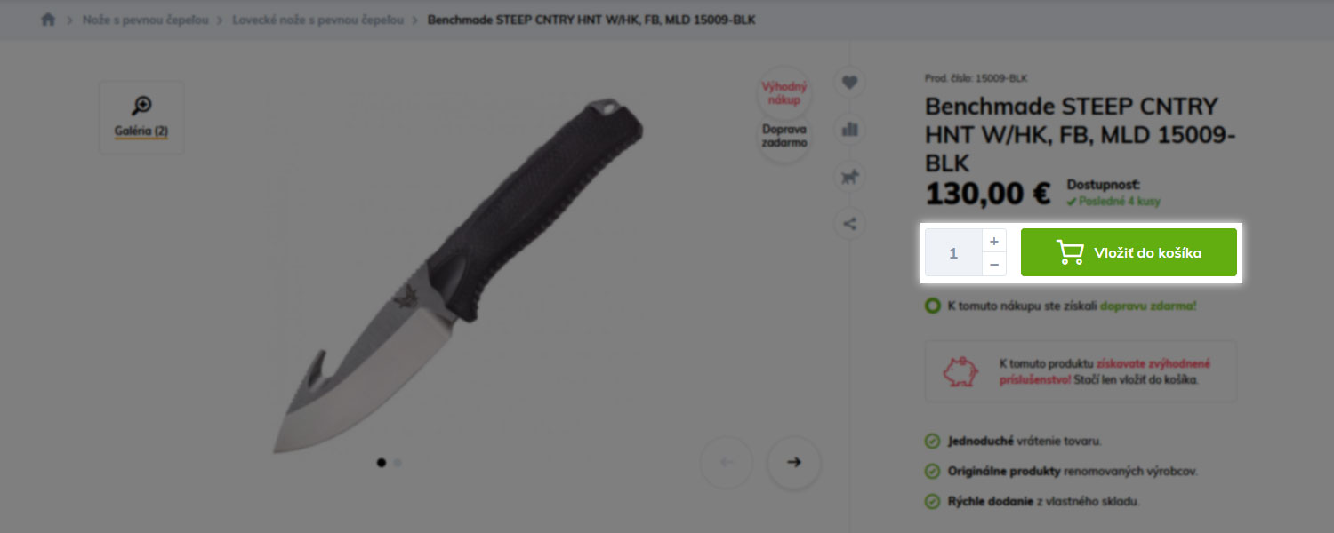 guide d'achat sur knifestock.sk - produit