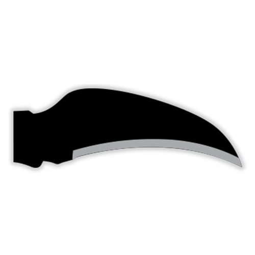 knifestock type de couteau bird's beak