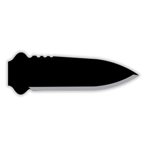 knifestock type de couteau spear-tip