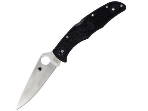 types de tranchants - couteau spyderco tranchant plat - knifestock