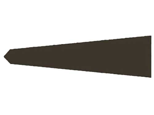types de tranchants de couteaux - tranchant plat knifestock
