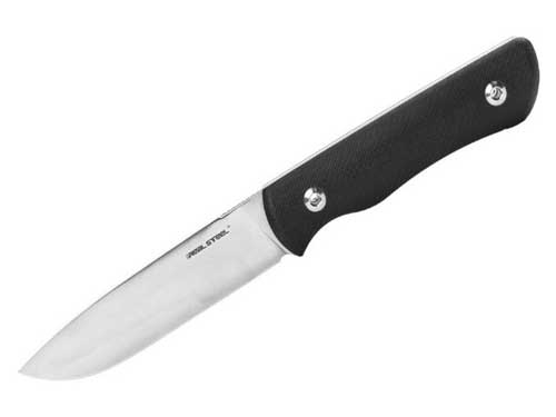 types de tranchants - couteau Real Steel Bushcraft Plus tranchant convexe - knifestock