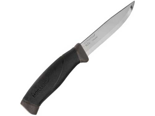 types de tranchants - couteau Morakniv Companion tranchant scandi - knifestock